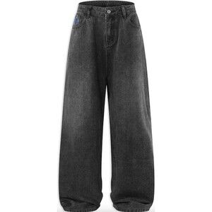 Aelfric Eden Baggy Jeans Women's Size 30 Washed Black Relaxed Wide Leg NWT